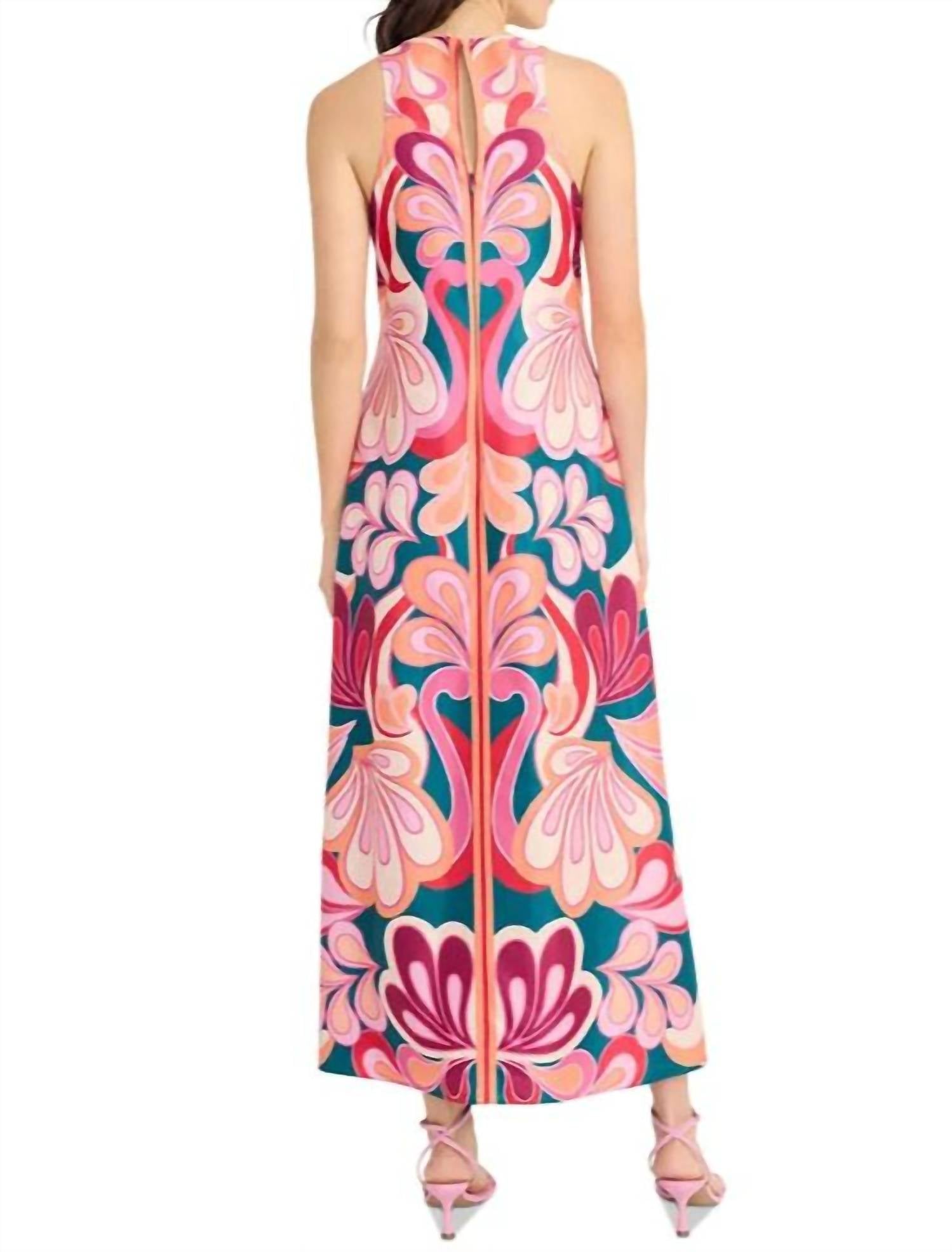 Donna Morgan - Women's Mod Print Maxi Dress