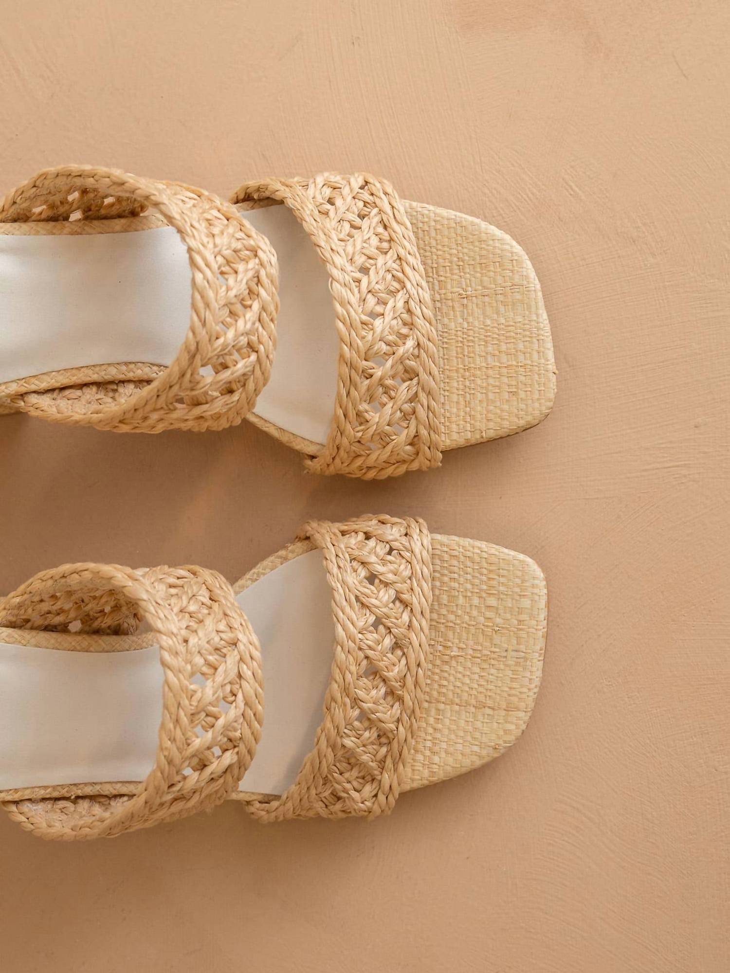 Oasis Society - Women's Barbara Woven Double Band Heel Sandal
