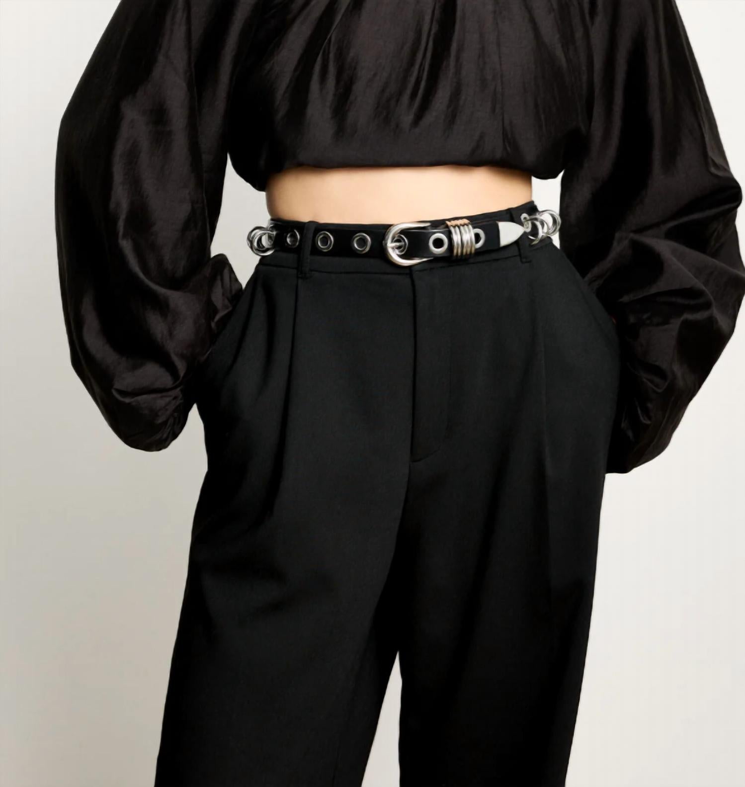 Dehanche - Women's Revenge Belt - accessories - belts - black