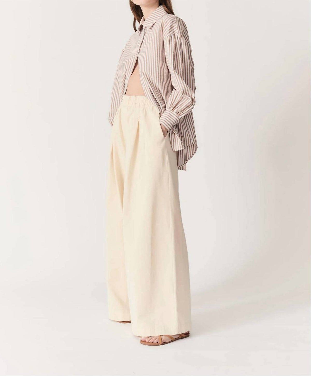 Deluc - Felicity Oversized Striped Button Down Shirt