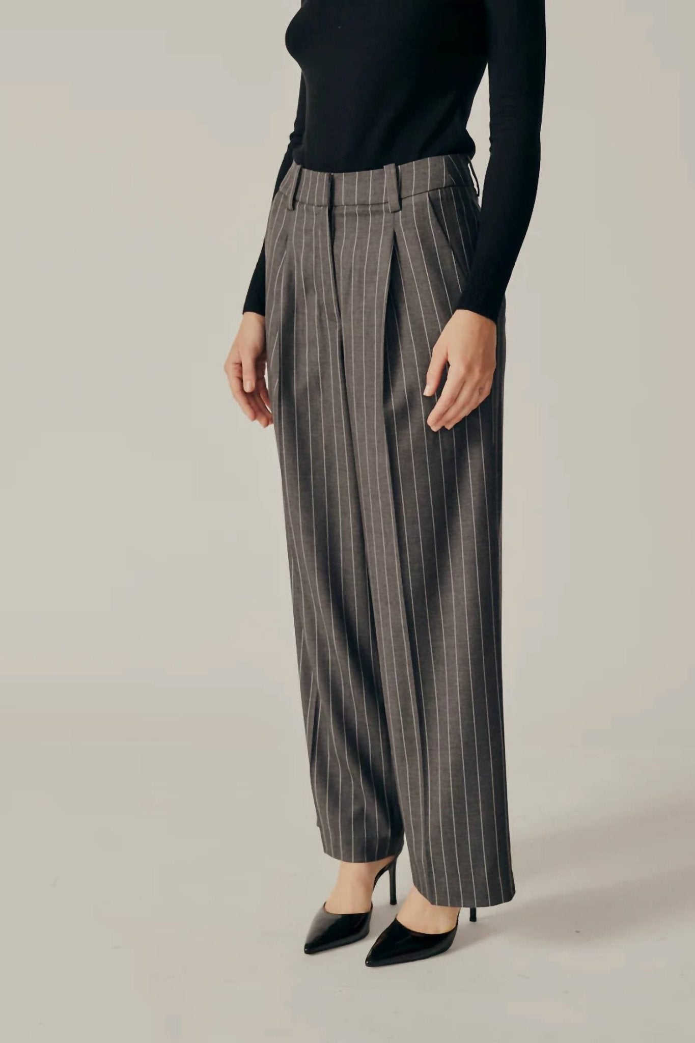 Deluc - Galium Straight Leg Pants - clothing - grey - pants