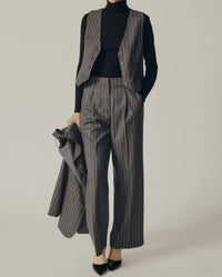 Deluc - Galium Straight Leg Pants - clothing - grey - pants