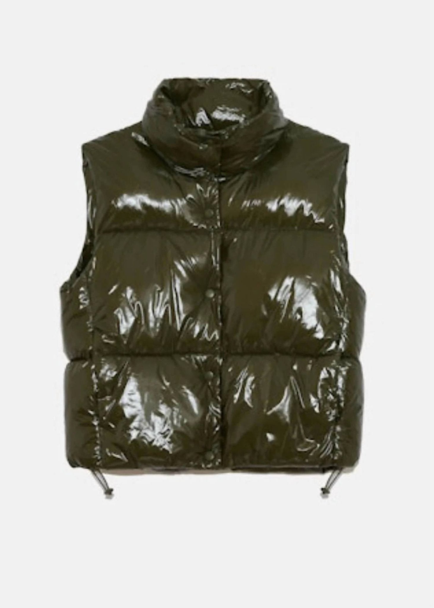 Deluc - Marmi Puffer Vest - clothing - green - jackets