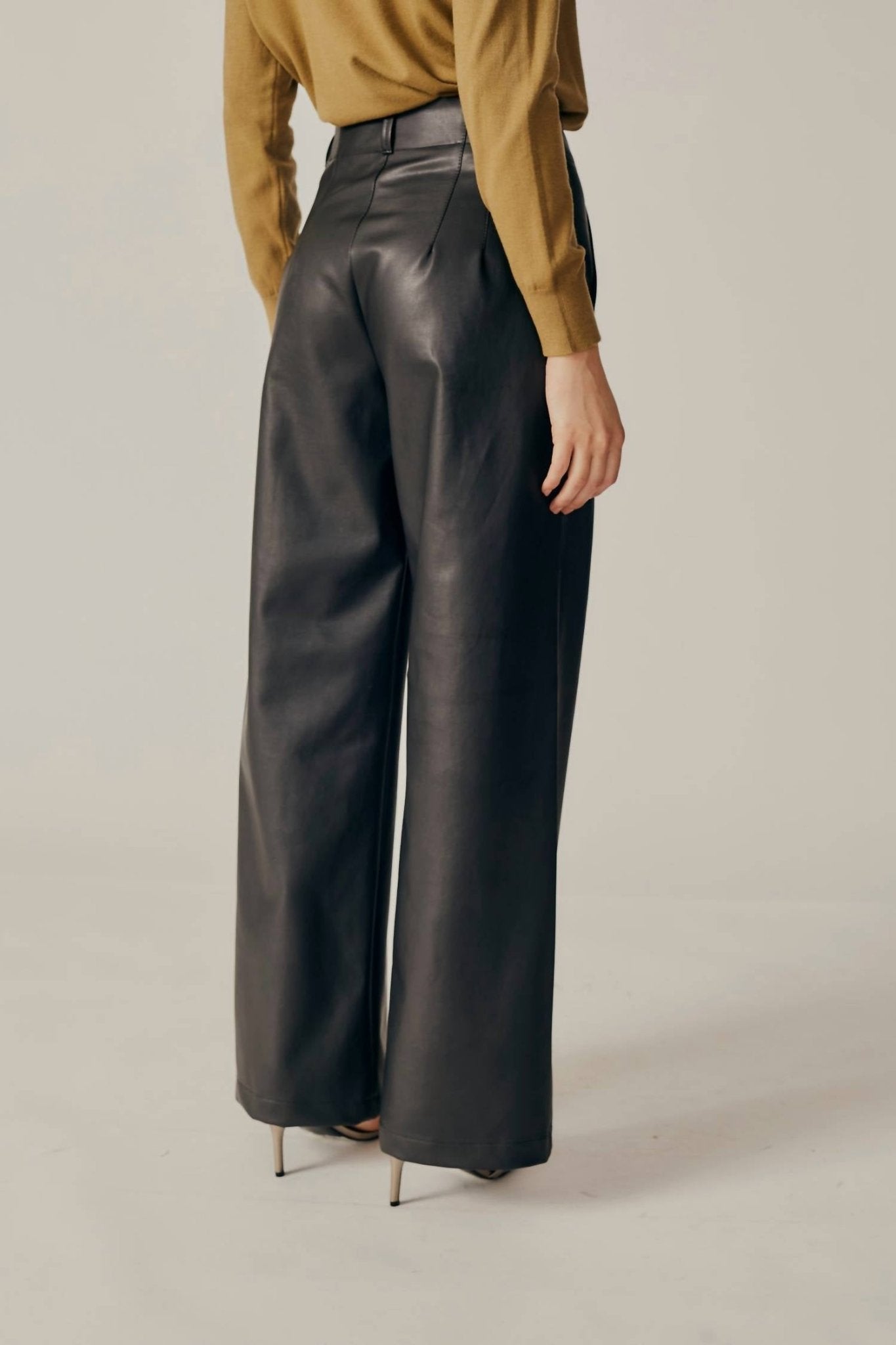 Deluc - Women's Clethra Pants - black - clothing - high - rise