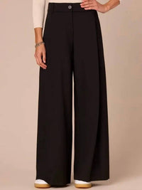 Democracy - Ab Solution Pleated Wide Leg Trouser - Petite