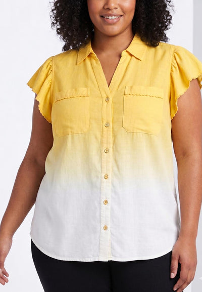 Democracy - Safari Blouse - Plus