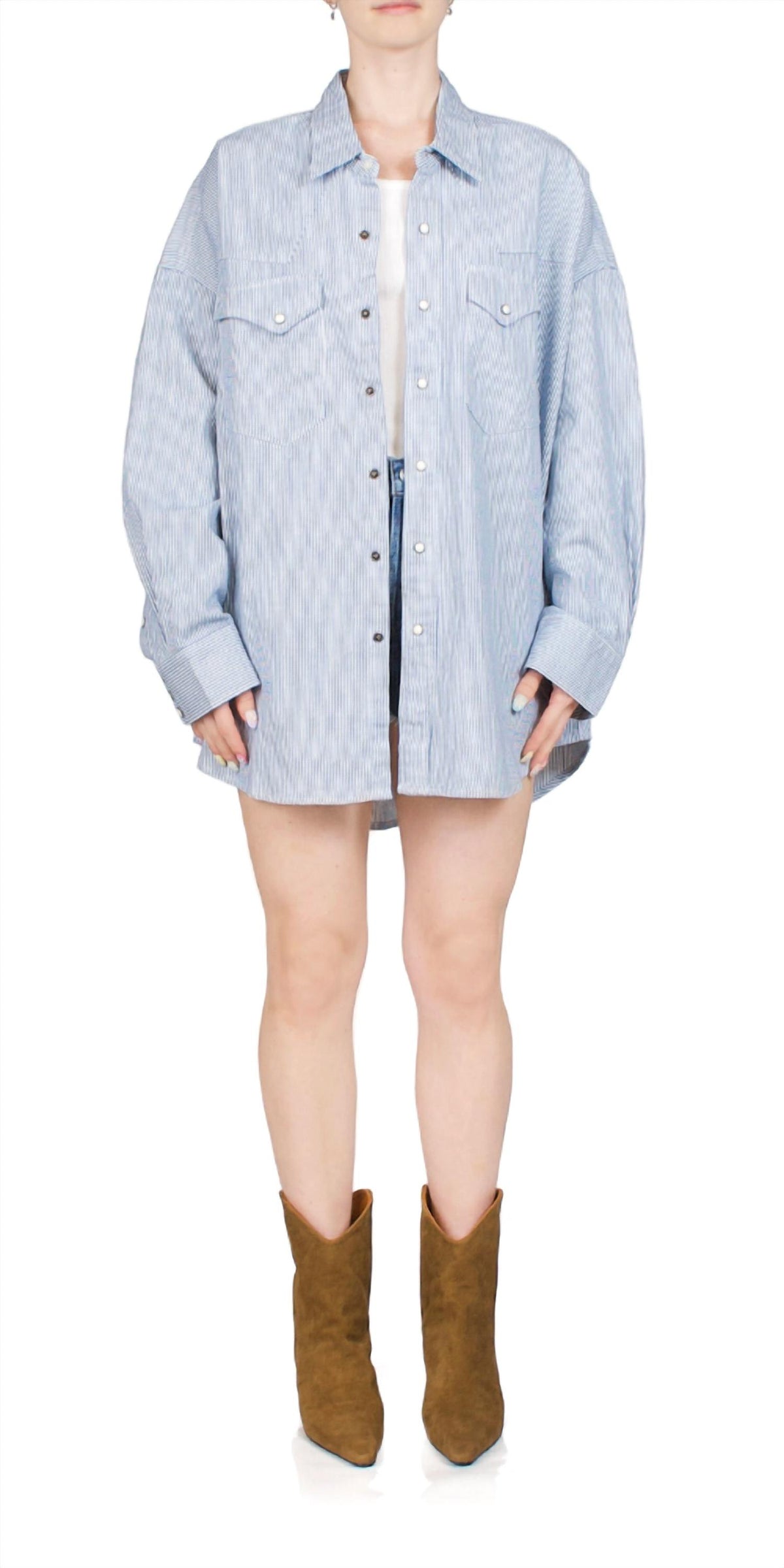Denimist - Cowboy Shirt Railroad Stripe