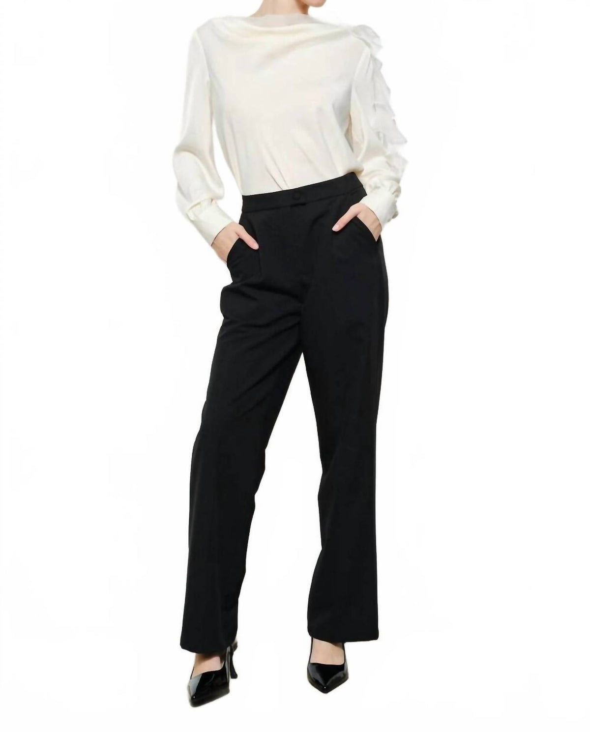 Deon - Women's Elegant Long Sleeve Blouse
