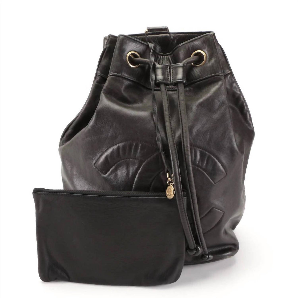 Chanel - Drawstring Sling Backpack