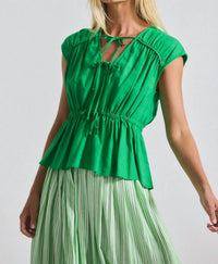 Derek Lam 10 Crosby - Caroline Tie Front Top