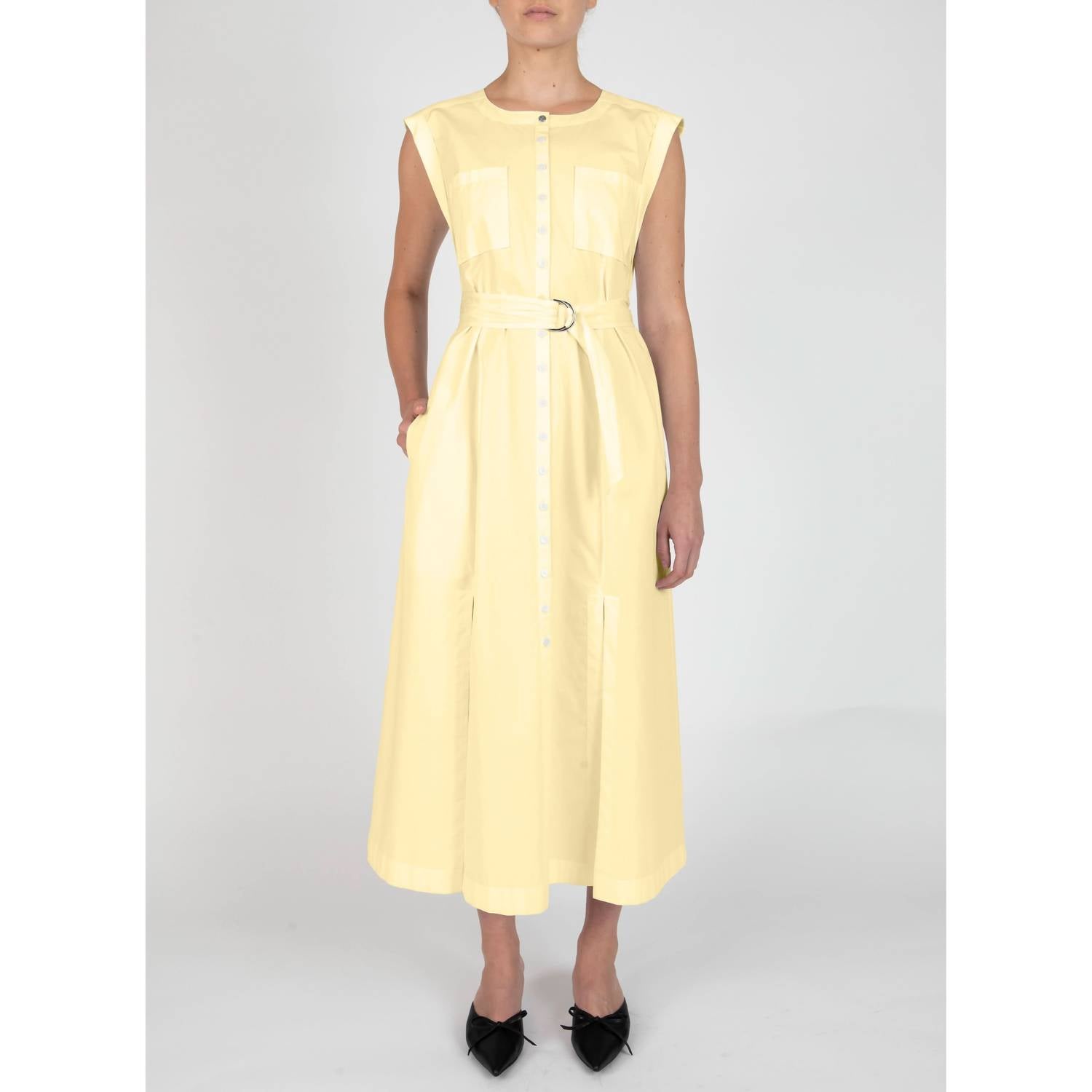 Derek Lam 10 Crosby - Karina Cap Sleeve Shirtdress - clothing - cotton - dresses