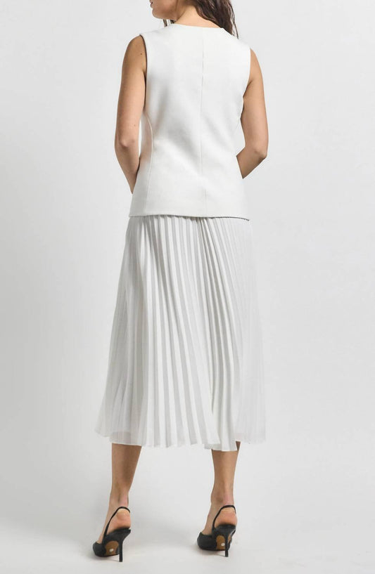 Derek Lam 10 Crosby - Lauren Mixed Media Dress - clothing - dresses - midi