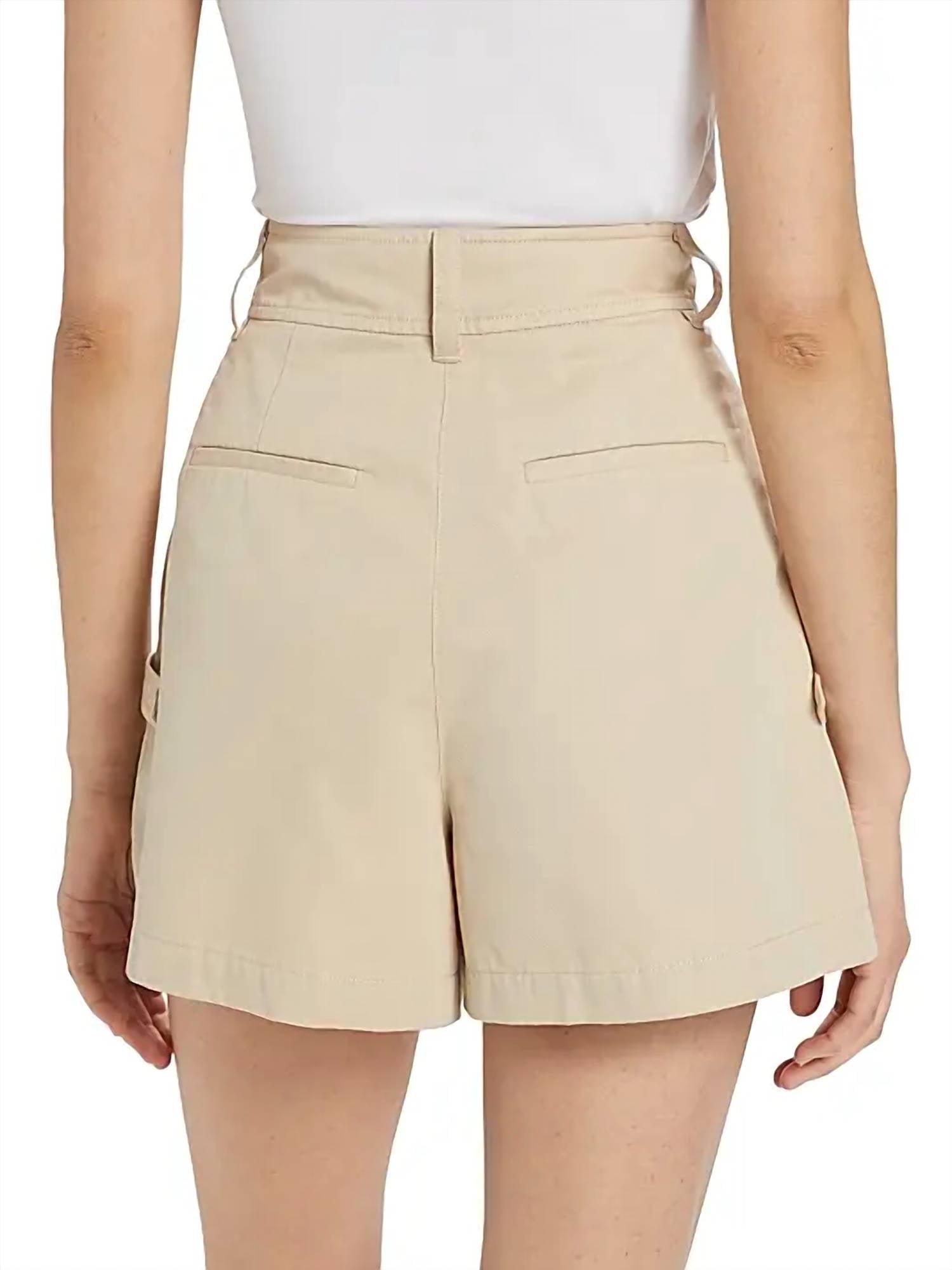 Derek Lam 10 Crosby - Women's Franci Utility Shorts - beige - bermudas - clothing