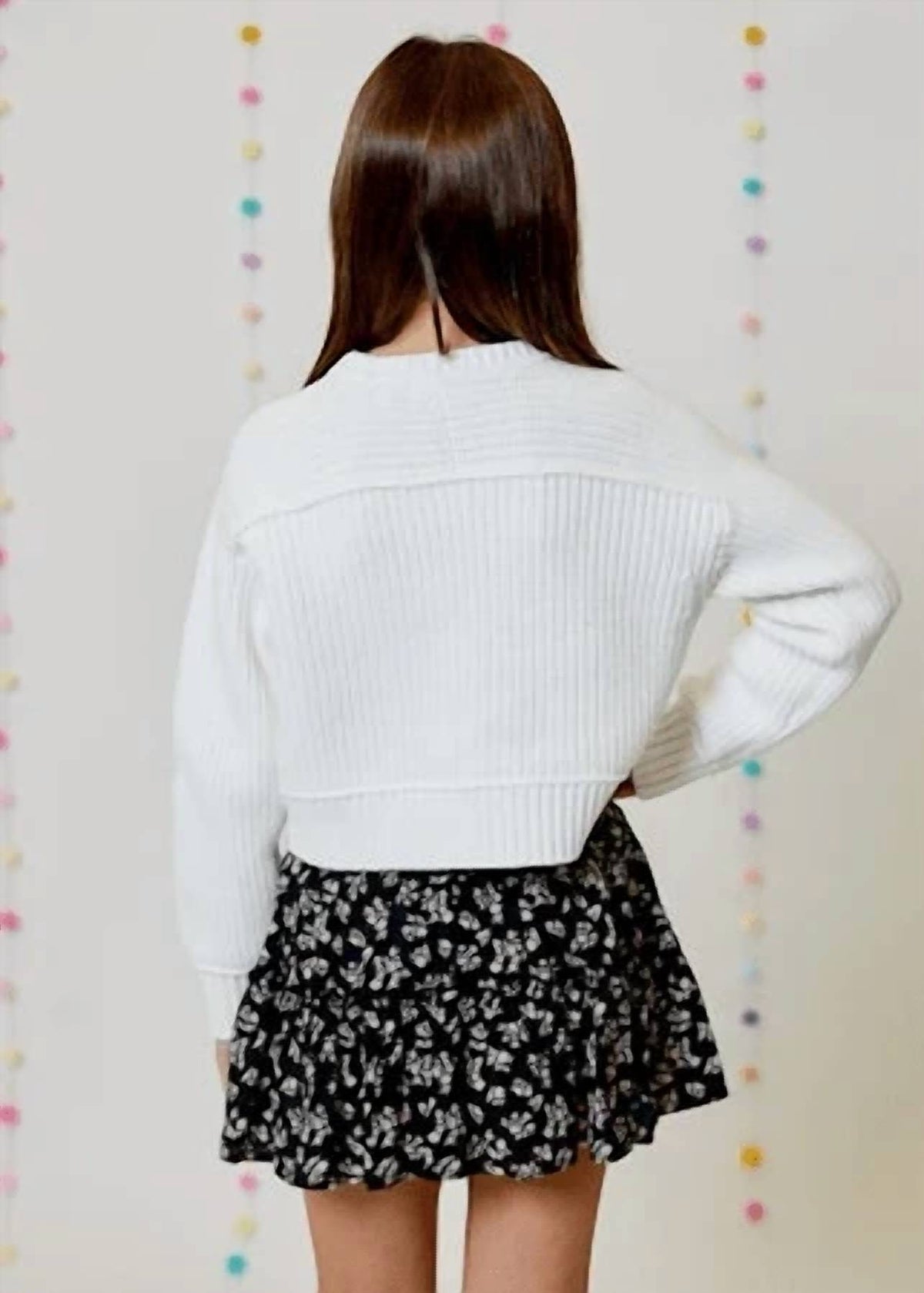 Design History - Girls Boxy Knit Sweater