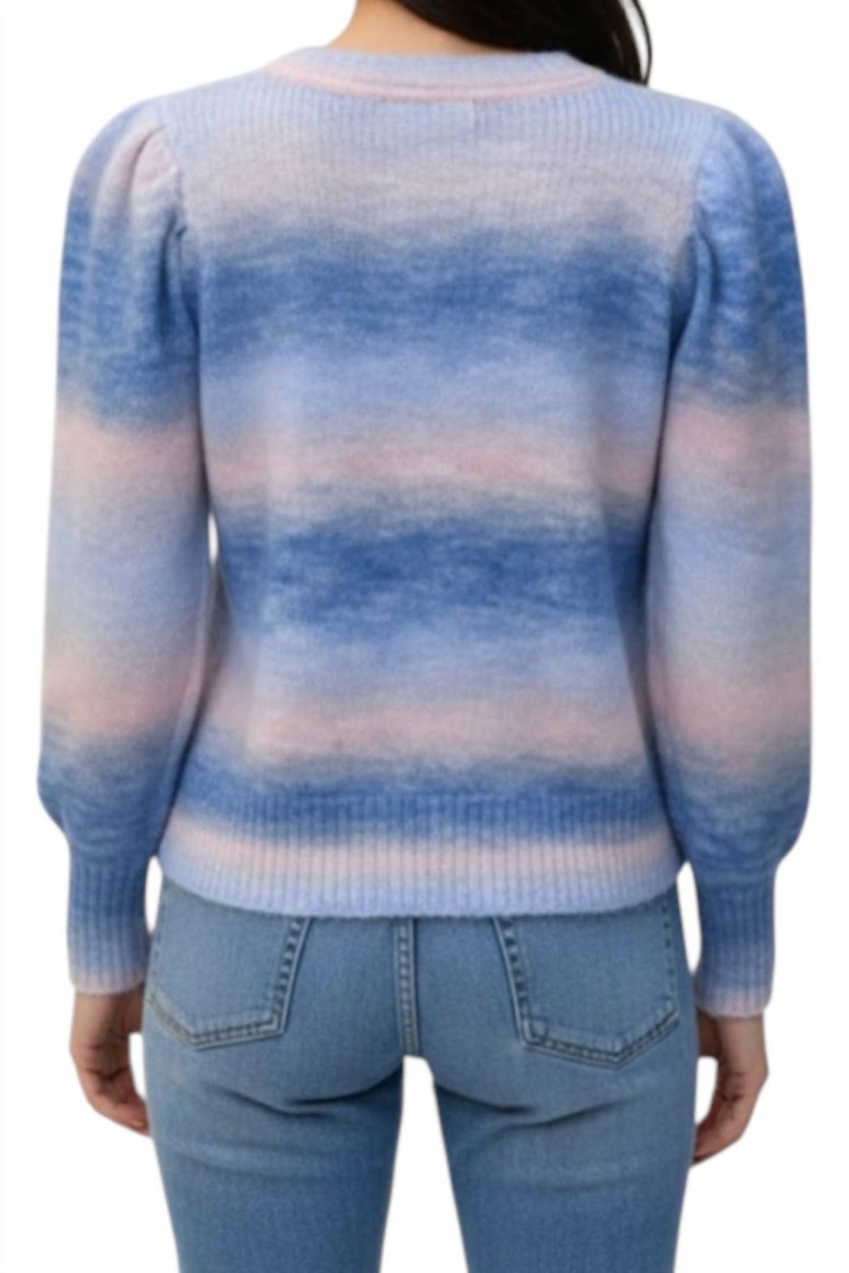 Design History - Rainbow Puffed Sleeve Sweater