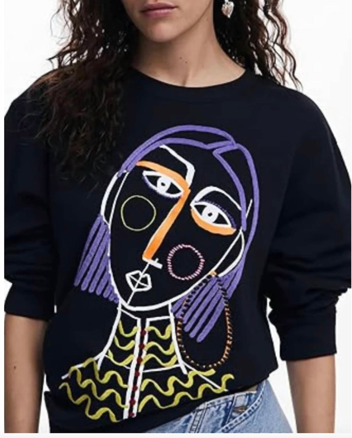 Desigual - Face Sweatshirt