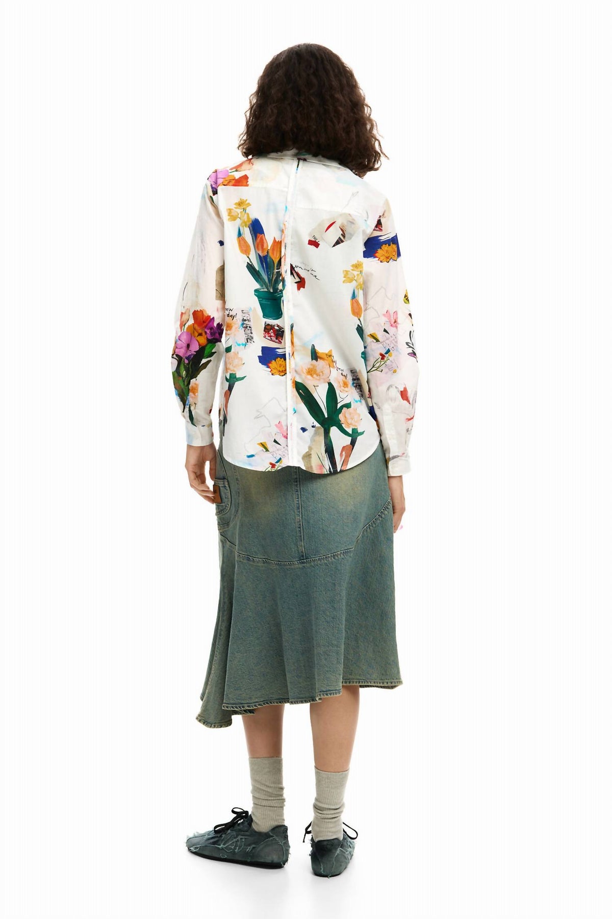Desigual - Floral Collage Shirt