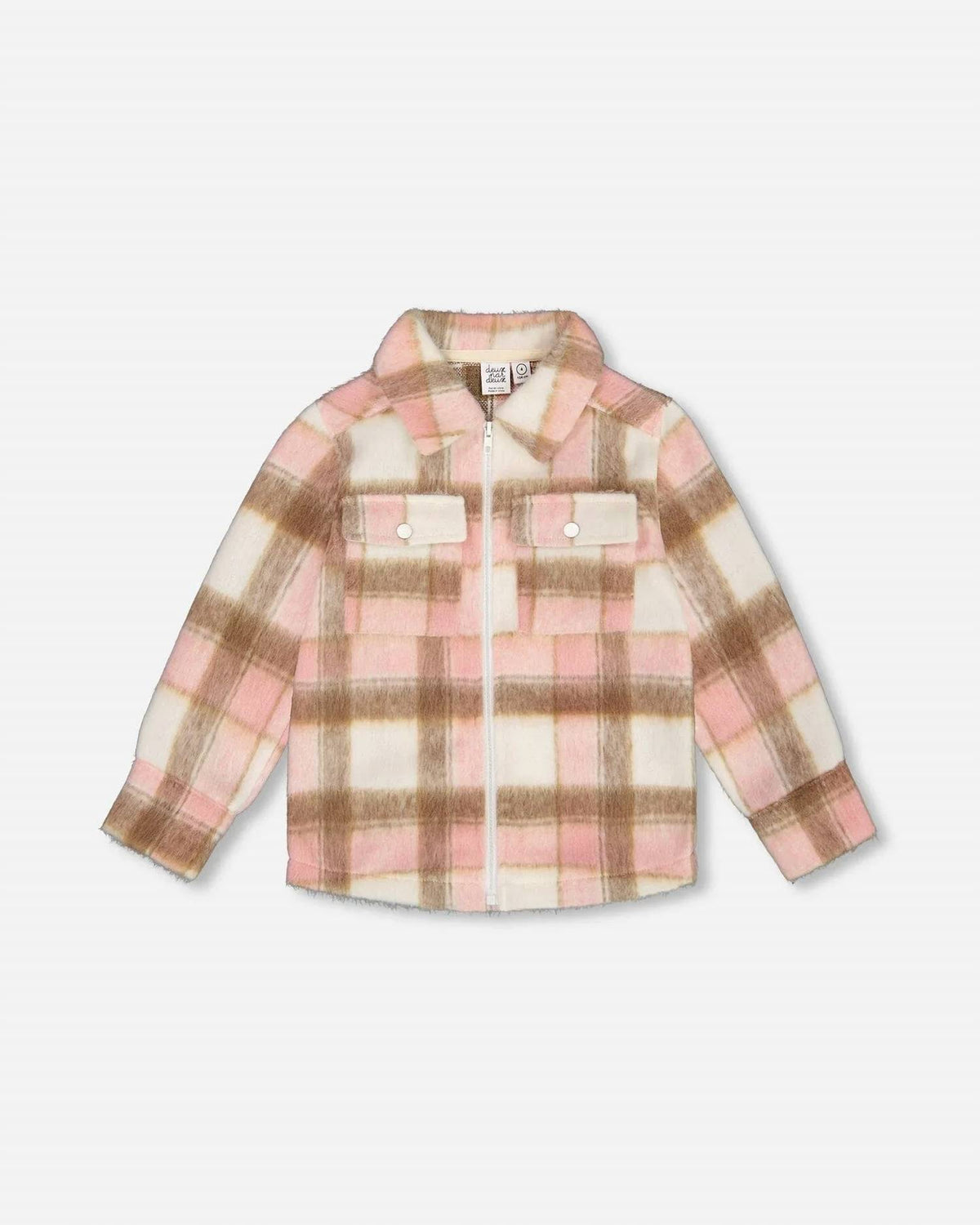 Deux Par Deux - Wool Overshirt Jacket With Pockets