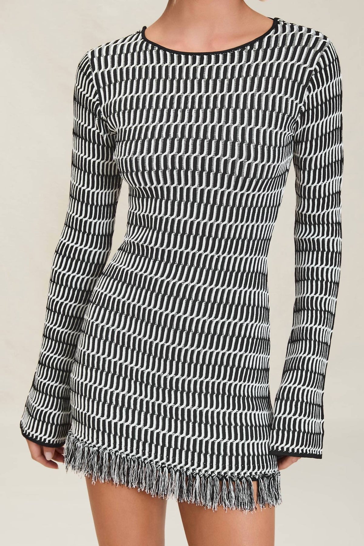 Devon Windsor - Costa Long Sleeve Knit Mini Dress
