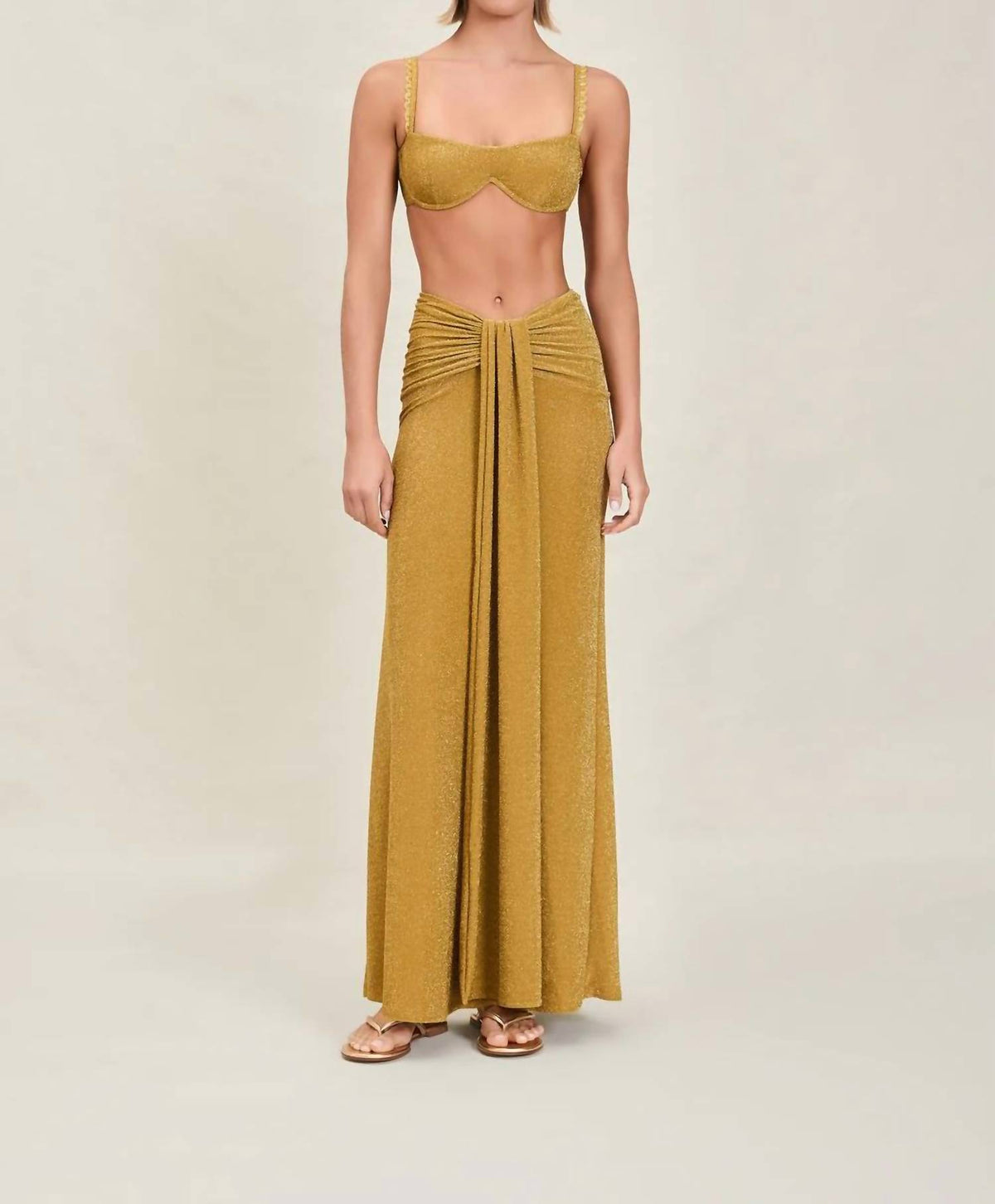Devon Windsor - Dottie Sarong-style Maxi Skirt