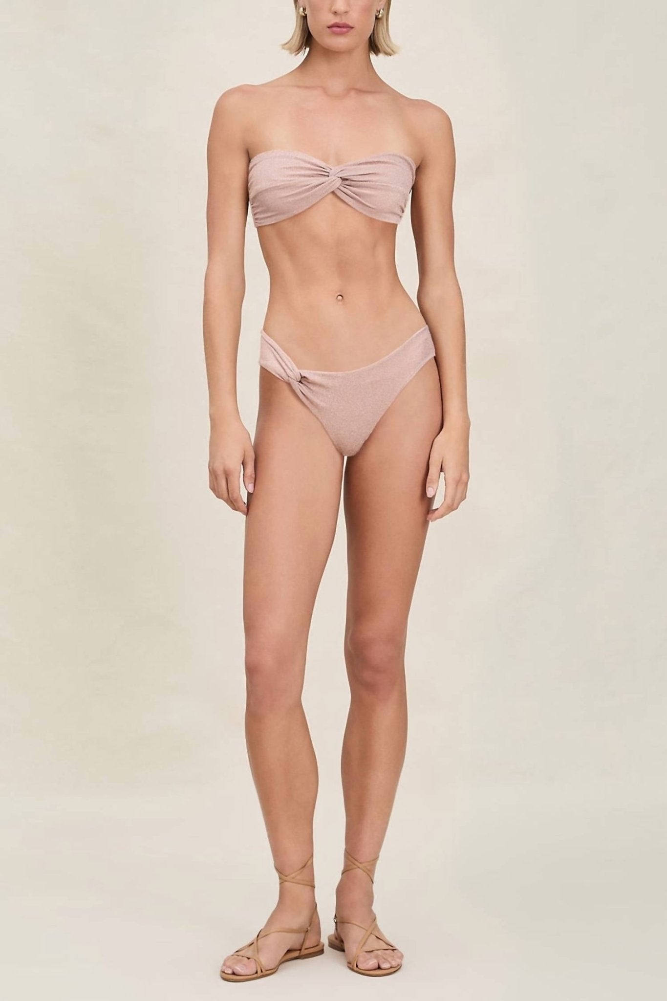 Devon Windsor - Thea Bikini Top - bikinis - clothing - pink