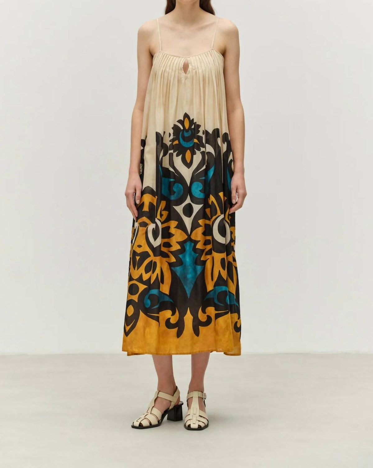 Devotion Twins - Whitney Spagetti Strap Maxi Cotton Dress