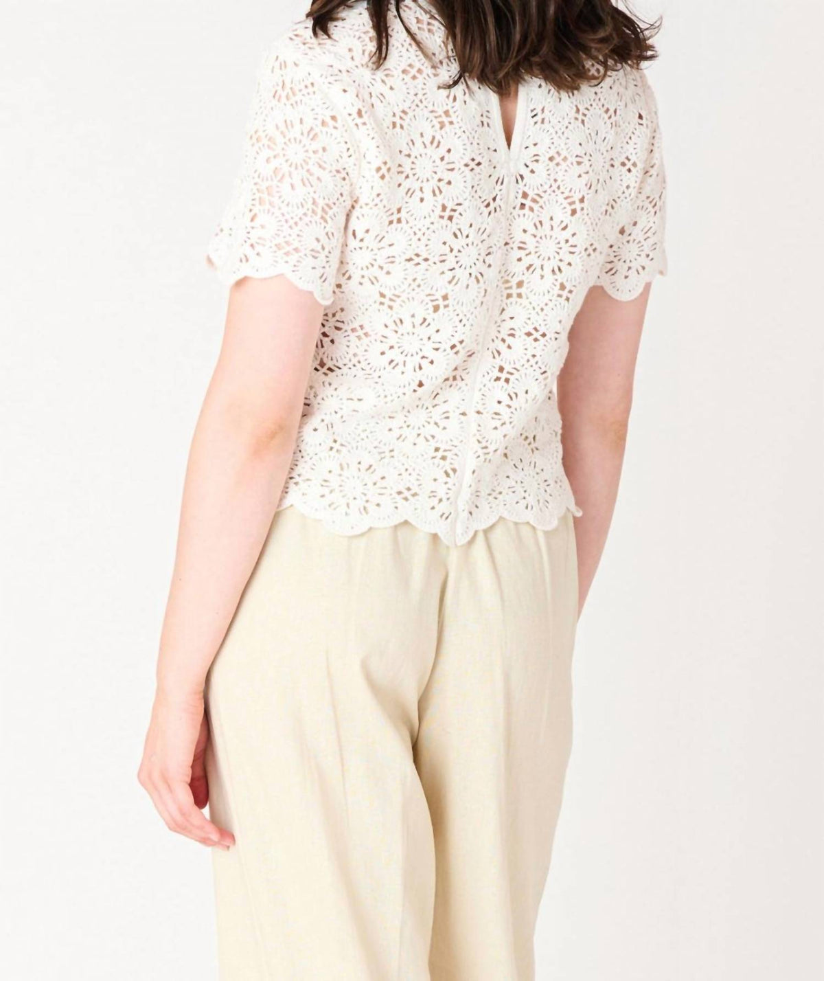 Dex - Amelia Crochet Crop Top