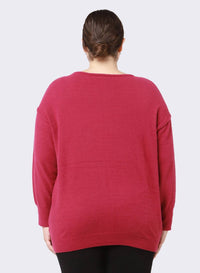 Dex - Bright Ultra Soft V-neck Sweater