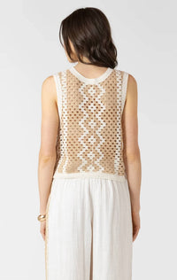 Dex - Button Back Sleeveless Sweater