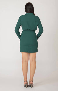 Dex - Collared Mini Dress