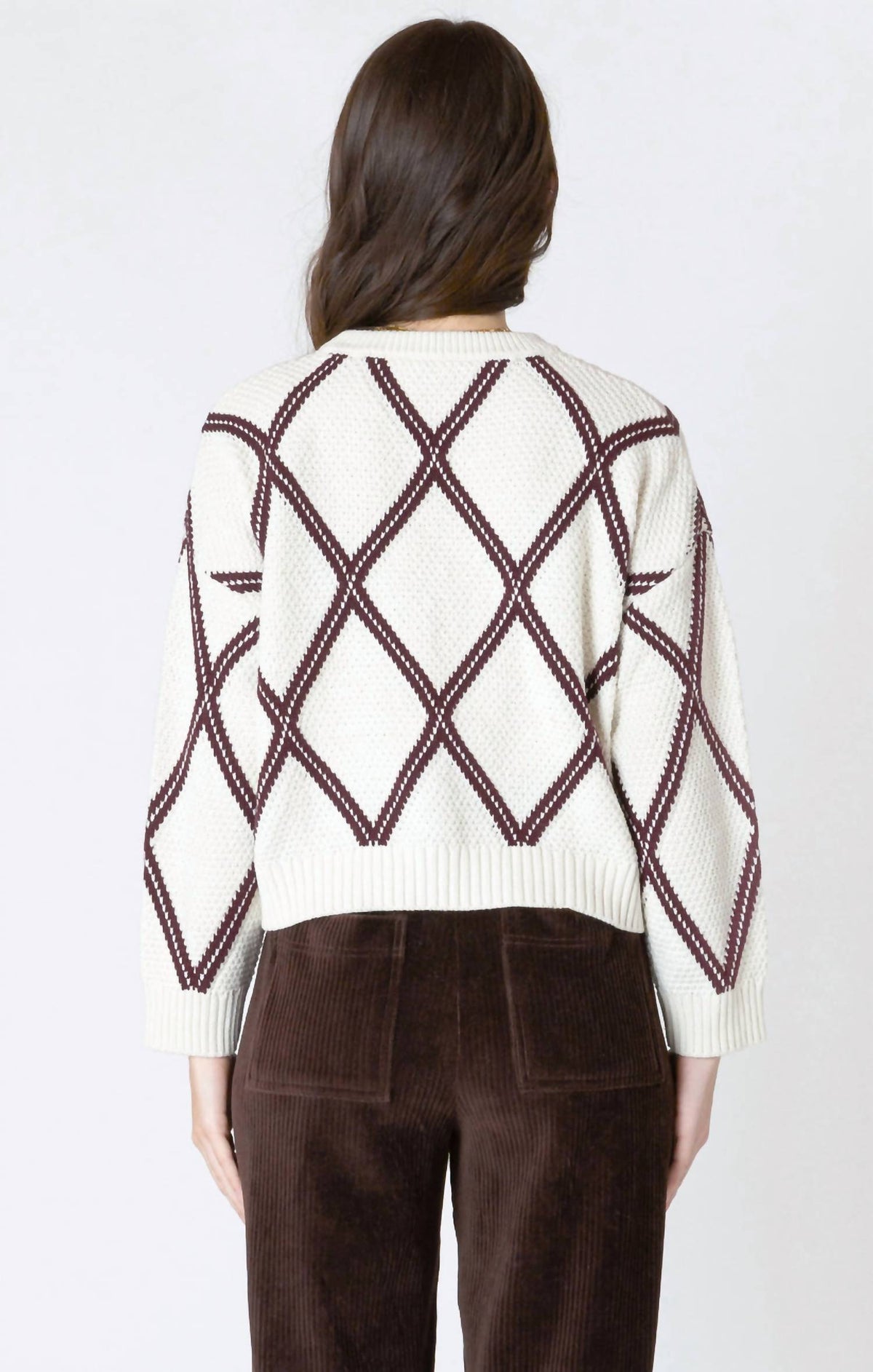 Dex - Diamond Check Sweater