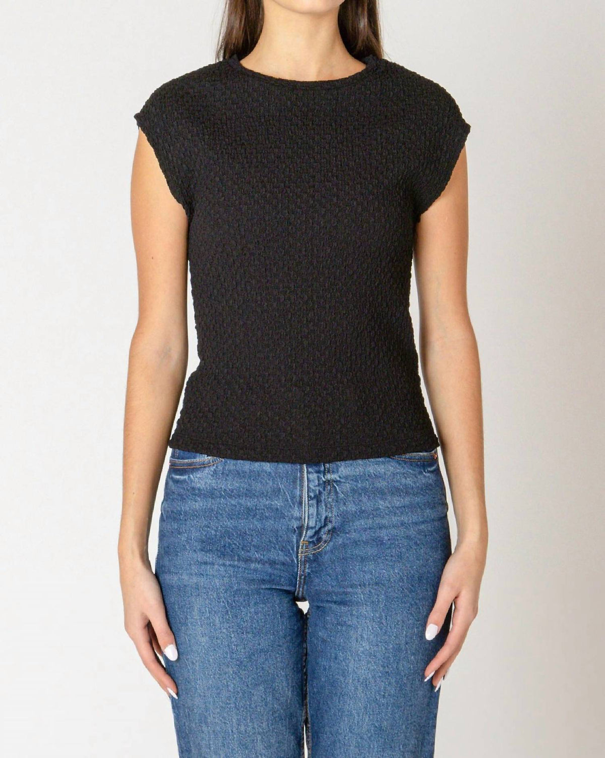 Dex - Drop Shoulder Textured Top