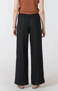 Dex - Elastic Waist Linen Pant