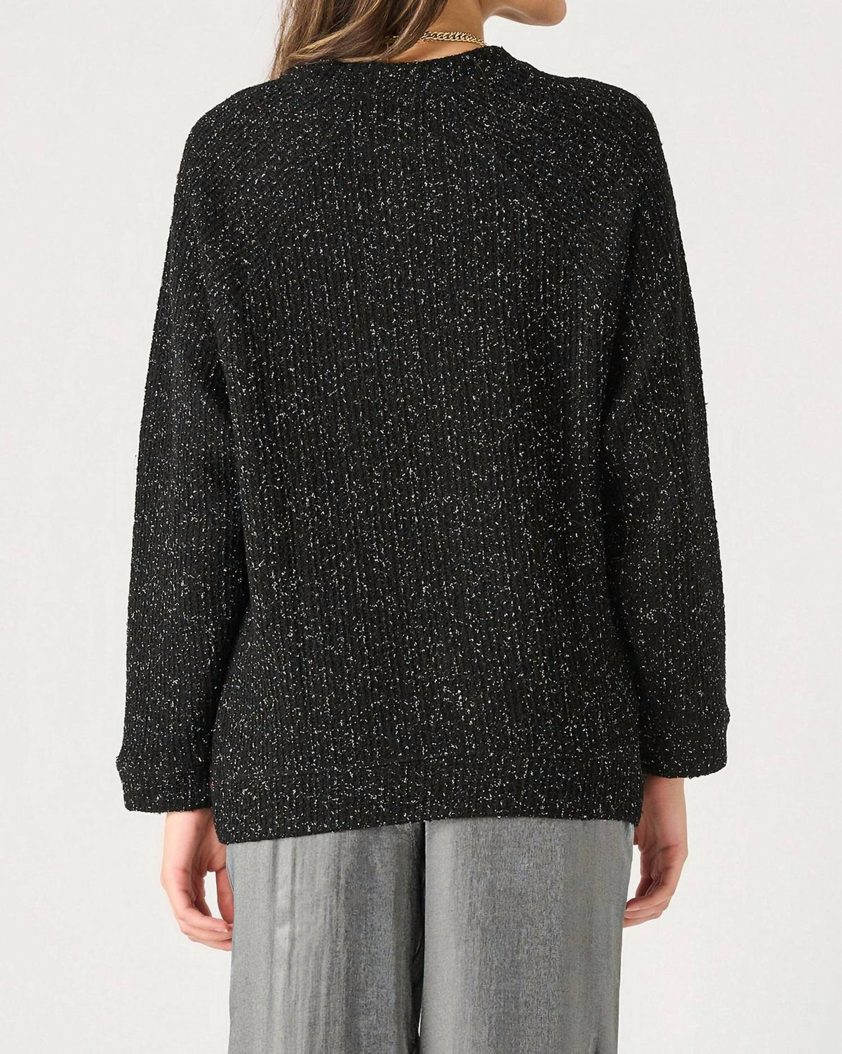 Dex - Glamorous Loose Fit Shimmer Top