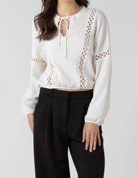 Dex - Lace Textured Top
