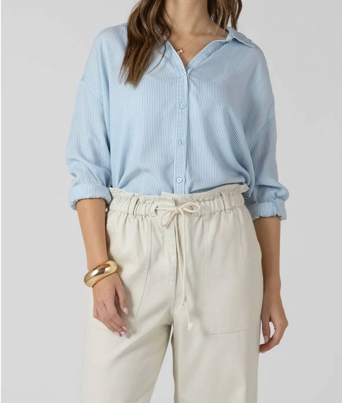 Dex - Oversized Stripe Shirt