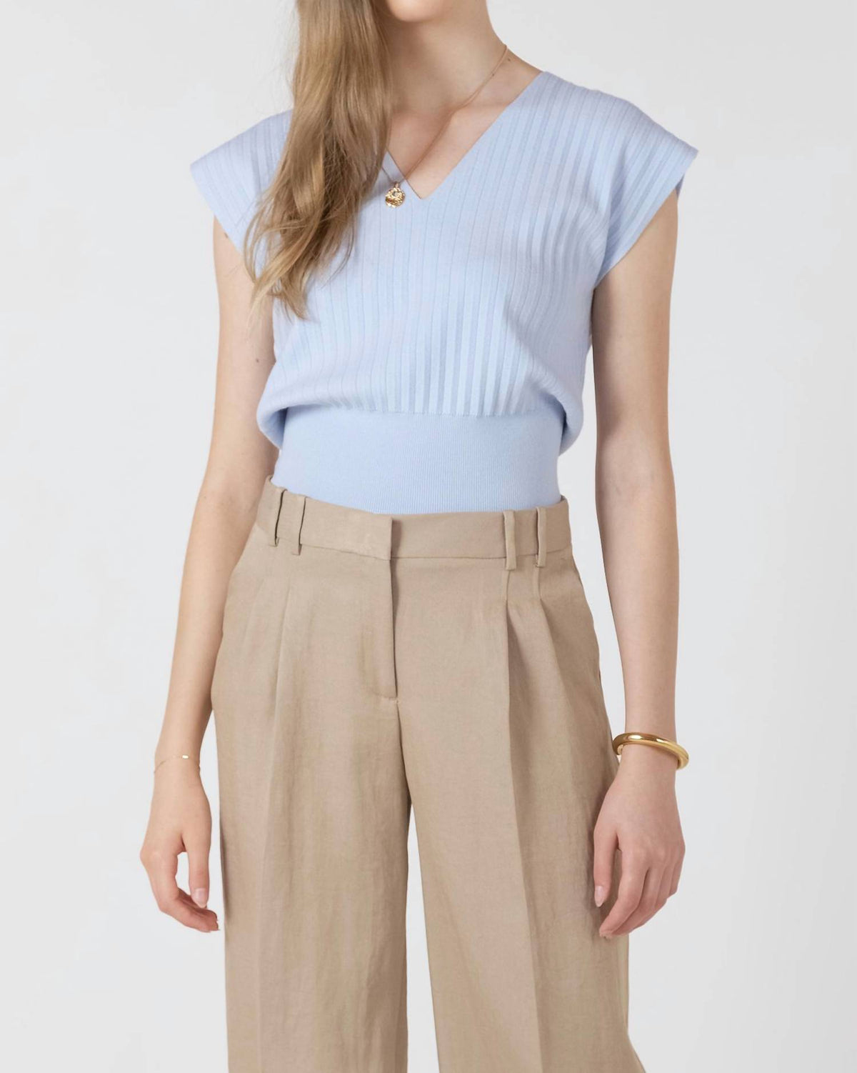 Dex - Pleat Lightweight Effect Sweater