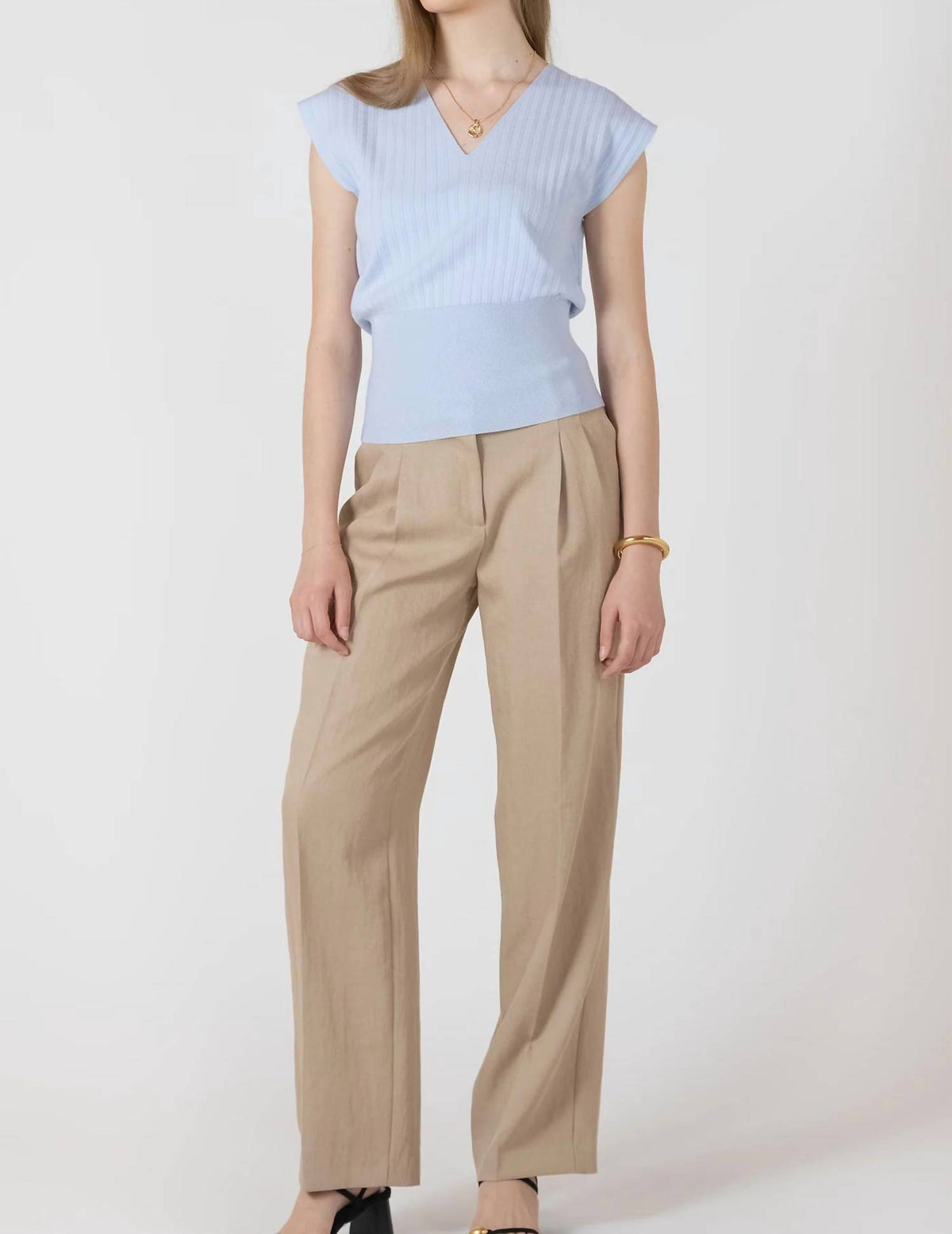 Dex - Pleat Lightweight Effect Sweater