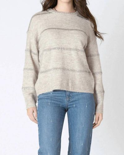 Dex - Sequin Stripe Sweater