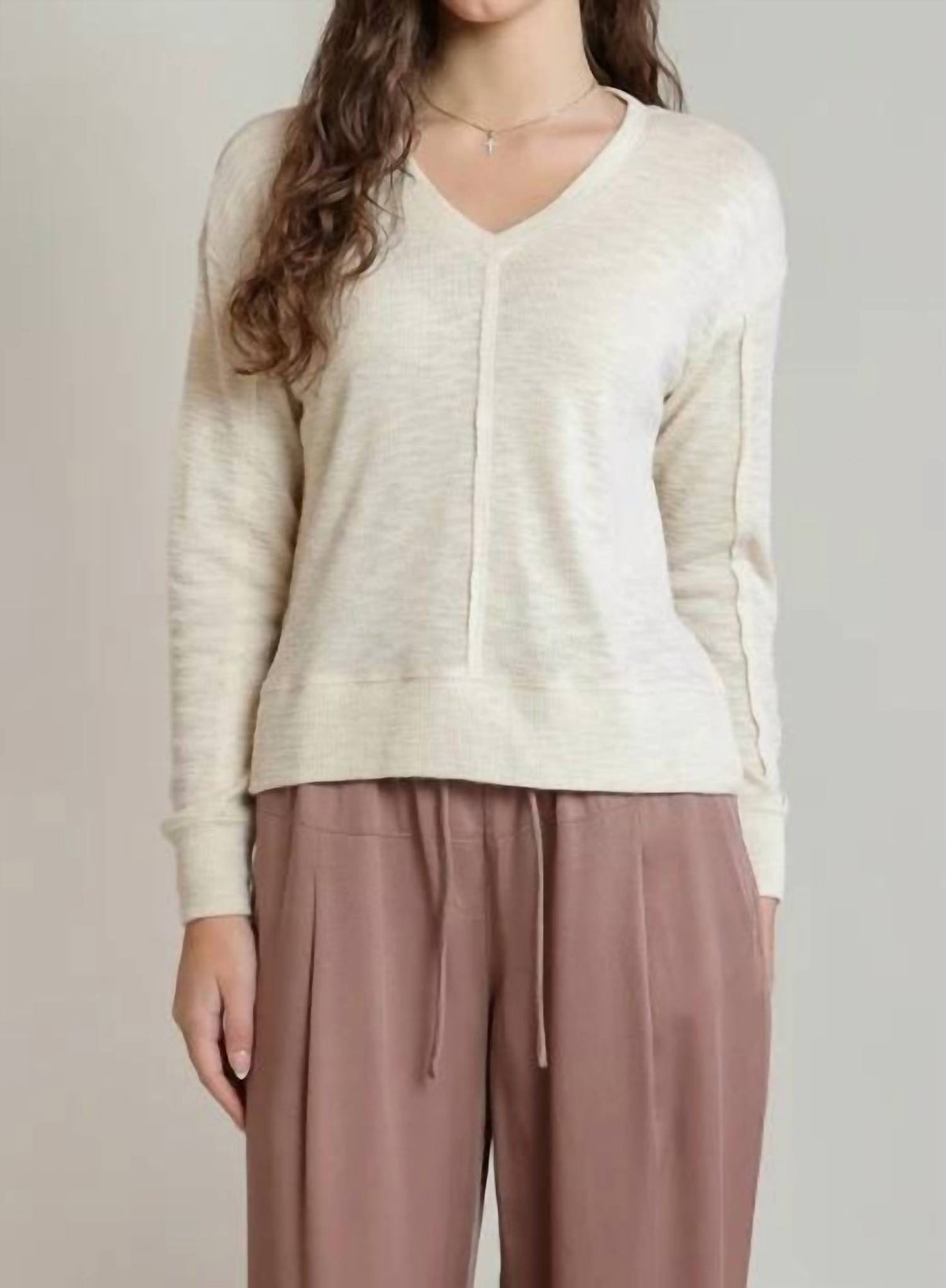 Dex - V-neck Knit Sweater