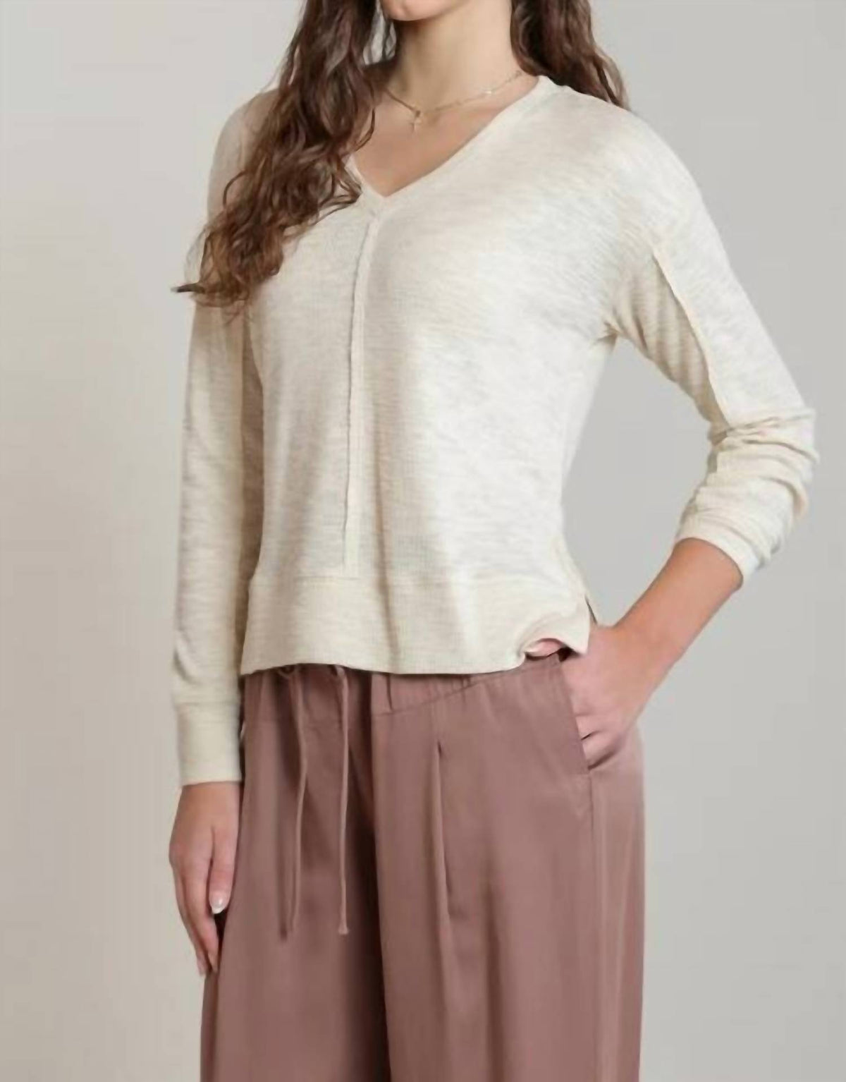 Dex - V-neck Knit Sweater