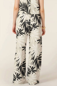 Dex - Wide Leg Drawstring Trousers