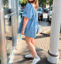 Klesis - Karrie Puff Sleeve Babydoll Romper
