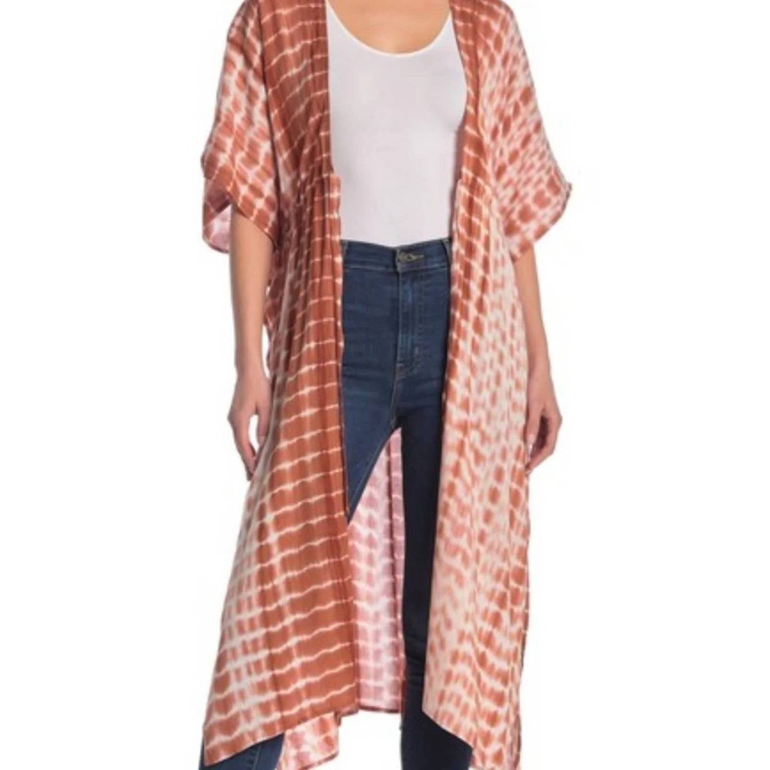 Lush - Long Tie Dye Kimono