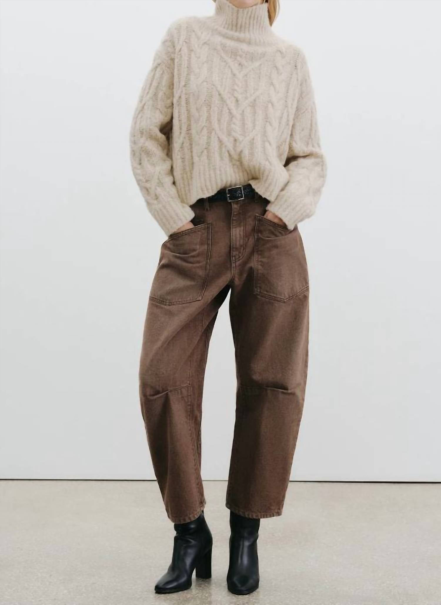 Nili Lotan - Shon Barrel Leg Jean