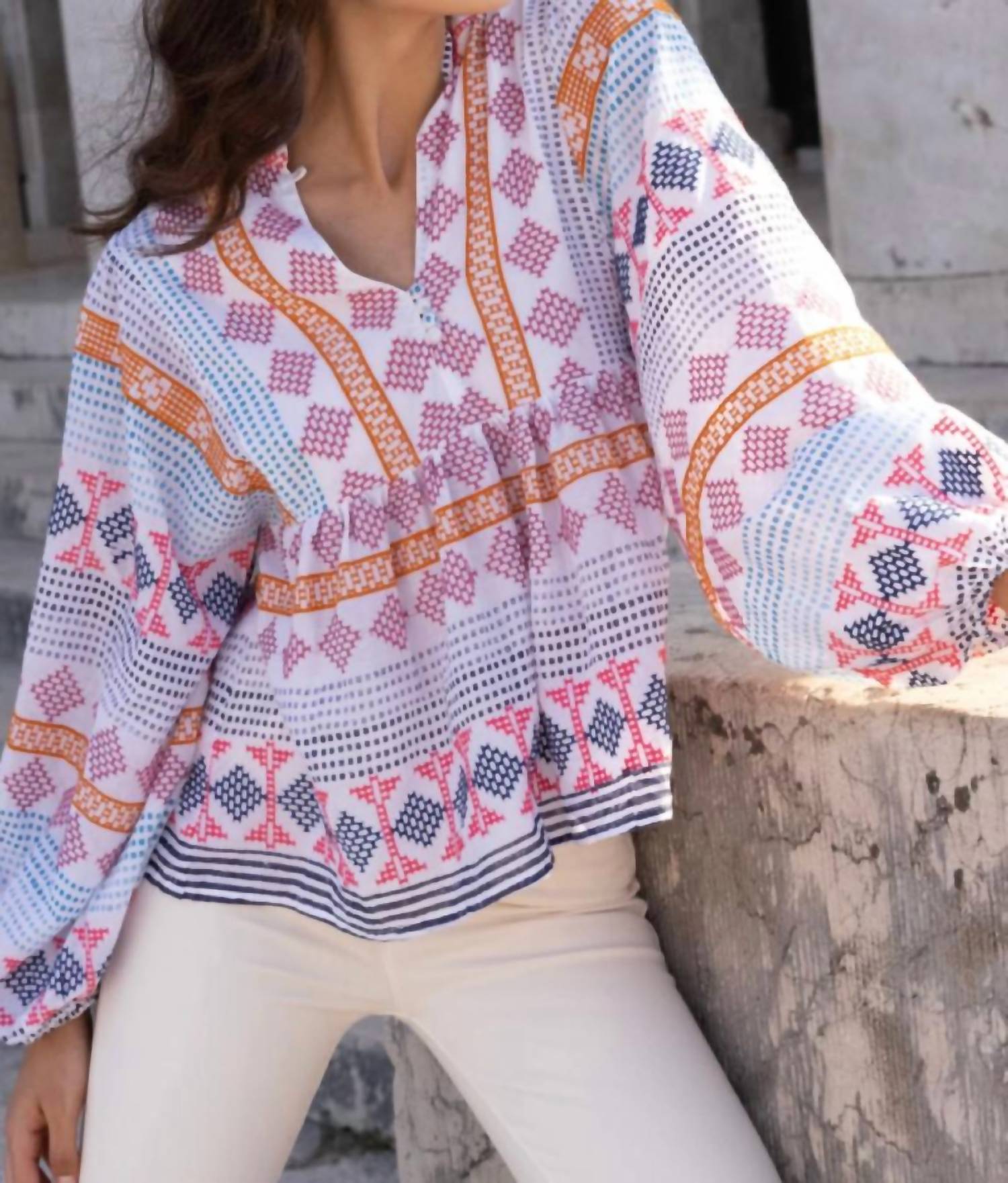 Oliphant - Mandarin Balloon Top