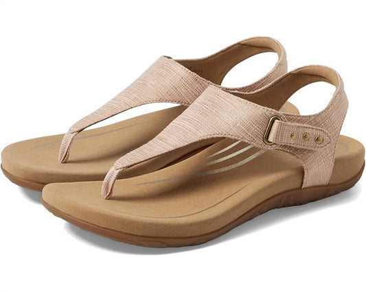 Aetrex - Women Ellie Adjustable Quarter Strap Sandal