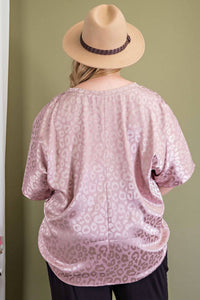 Ee:Some - V-Neck Flowy Blouse