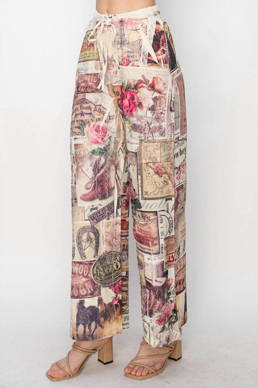 Origami - Western Roses Pant