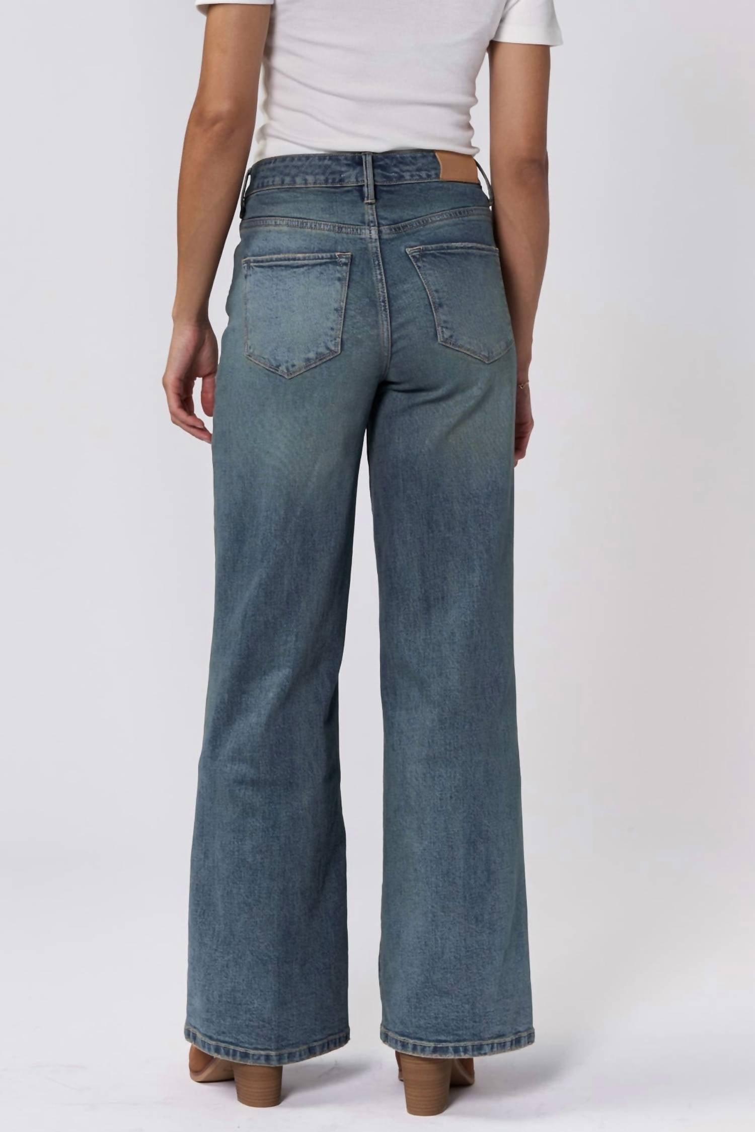 Dear John Denim - Fiona High Rise Wide Leg Jeans
